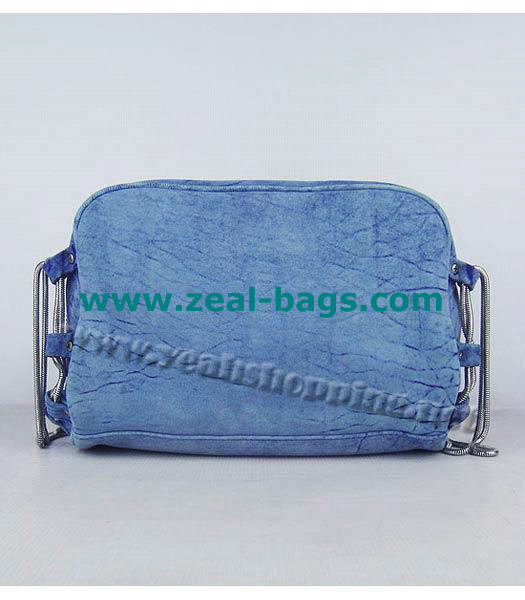 AAA Replica Alexander Wang Brenda Zip Chain Should Bag Blue Lambskin